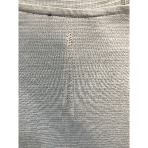 Second Skin Full Zip Mens Hoodie Gray Size‎ Med Stretchy - Picture 6 of 7
